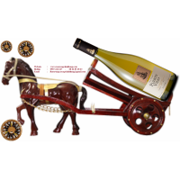 Ngựa đơn kéo xe pháo rượu