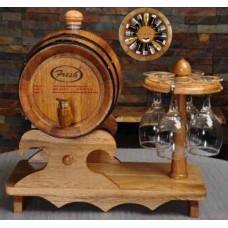 Bộ Trống Rượu Vang Và Giá Xếp Ly